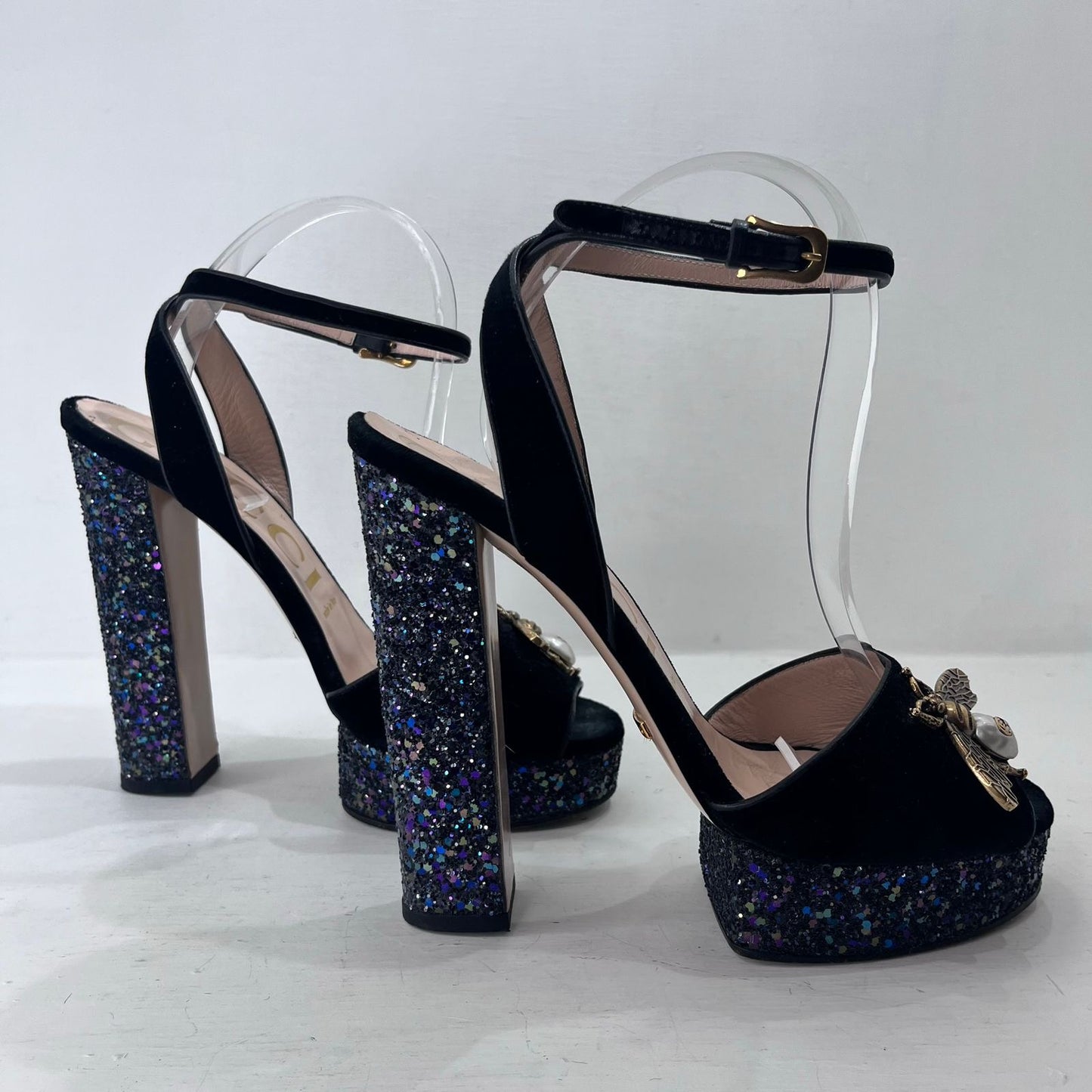 TACONES GUCCI GLITTER