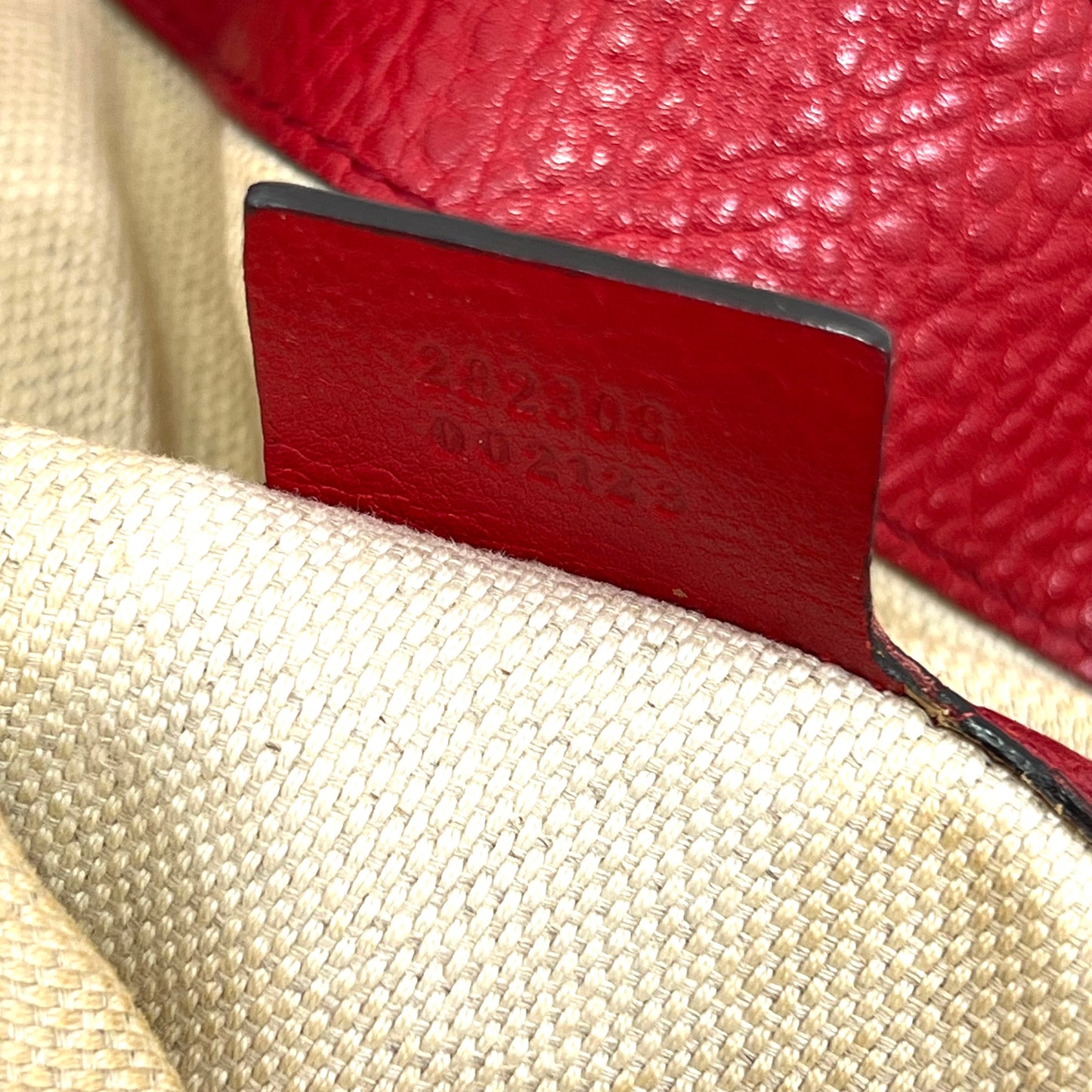 TOTE SOHO GUCCI ROJO