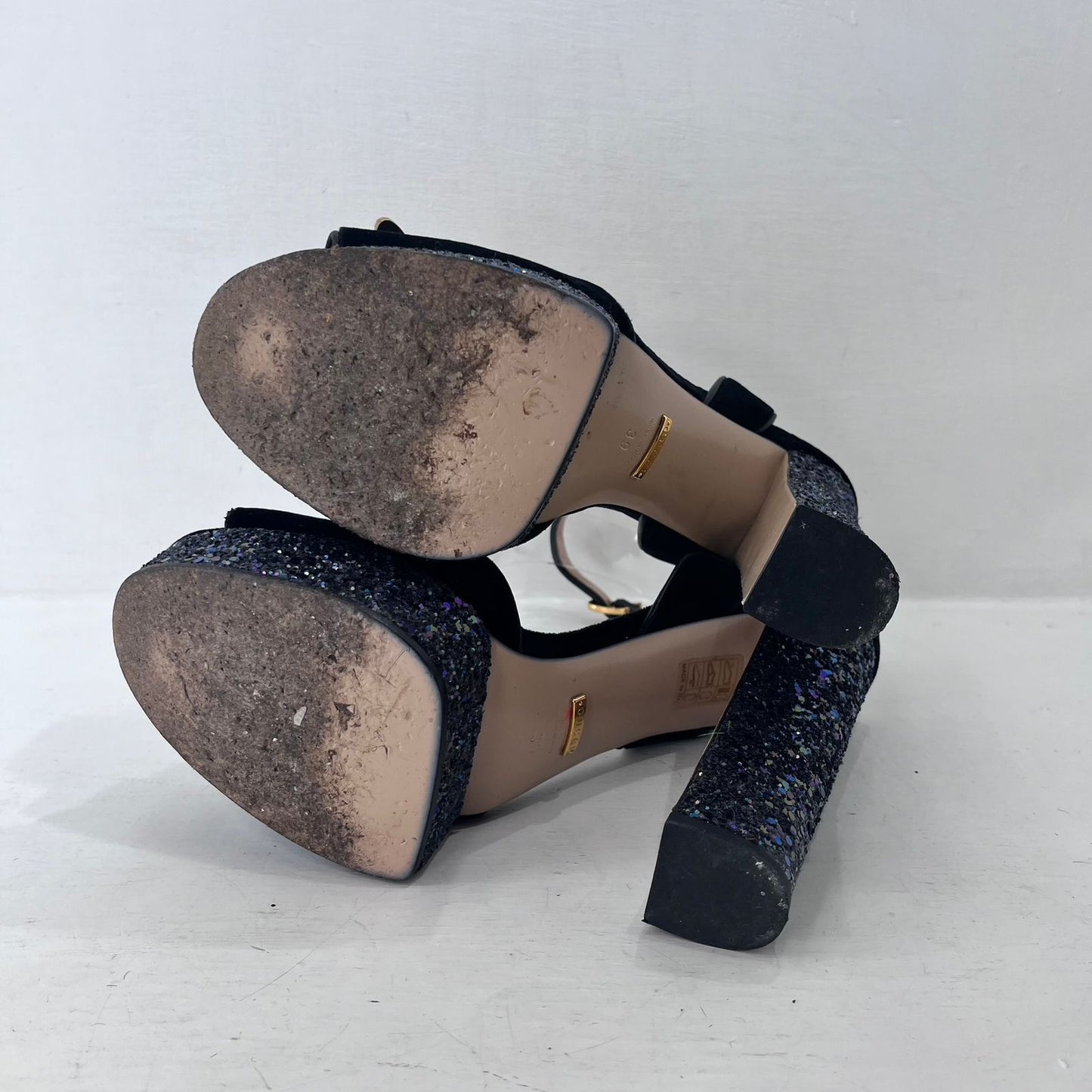 TACONES GUCCI GLITTER