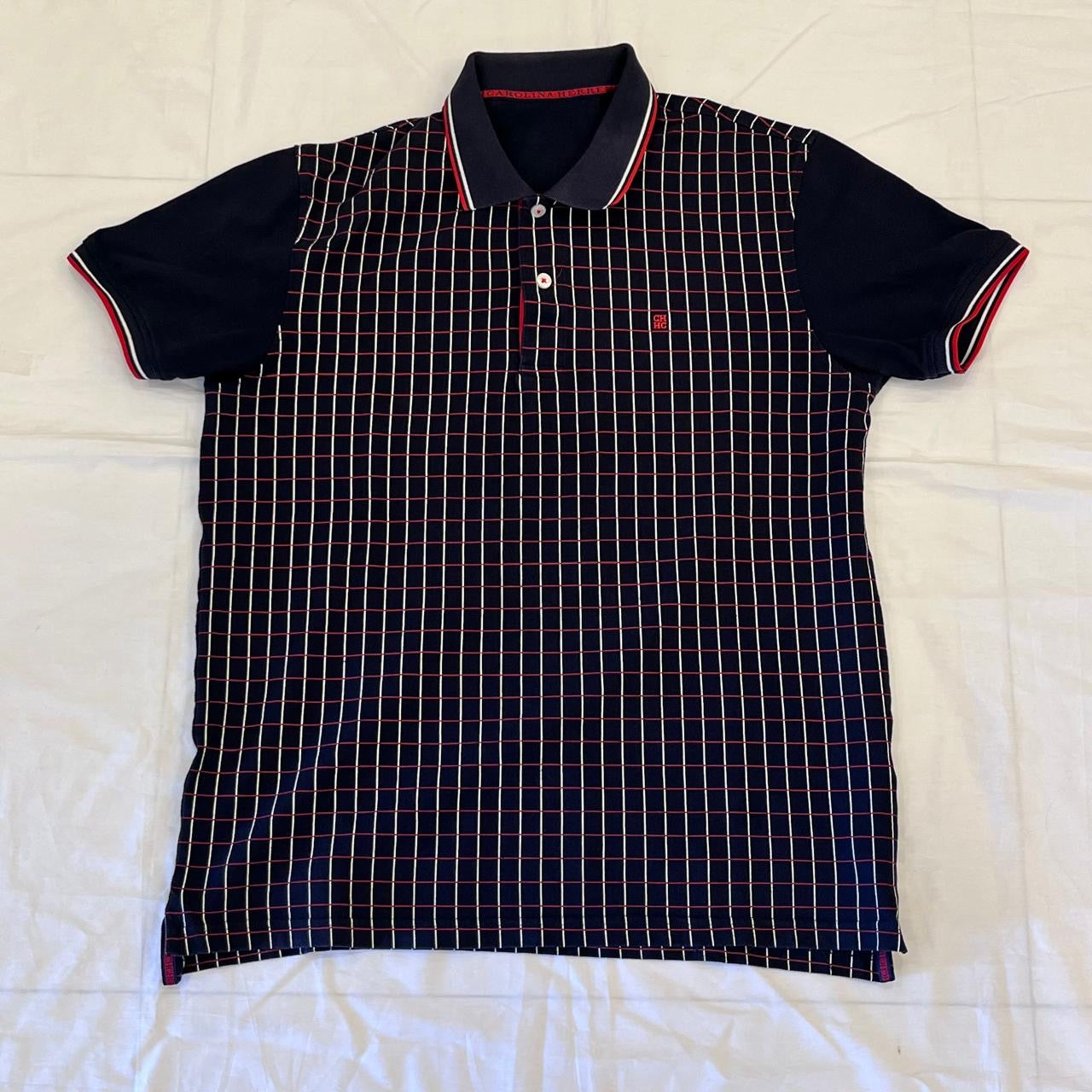 CAMISETA CAROLINA HERRERA AZUL MARINO