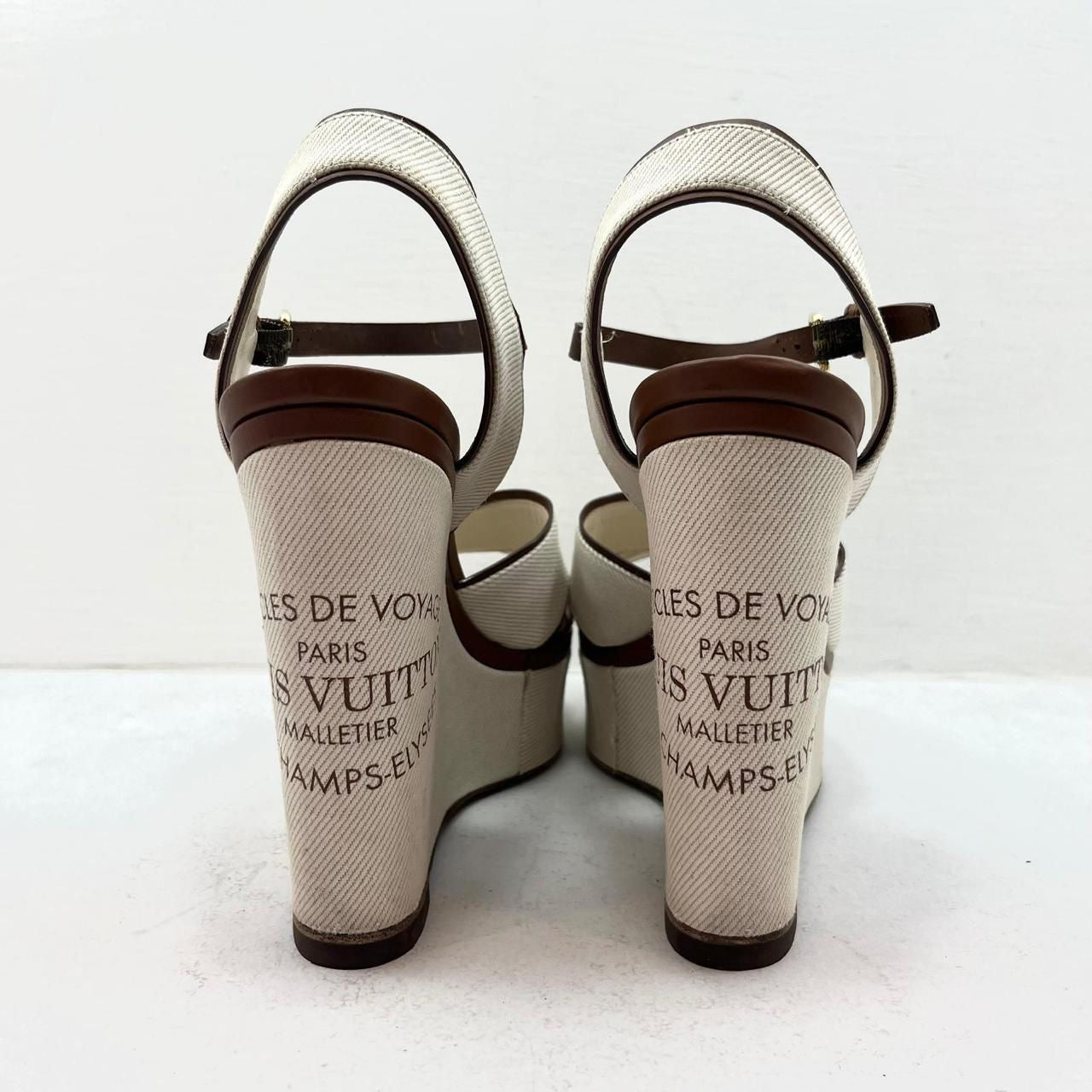 WEDGES LOUIS VUITTON