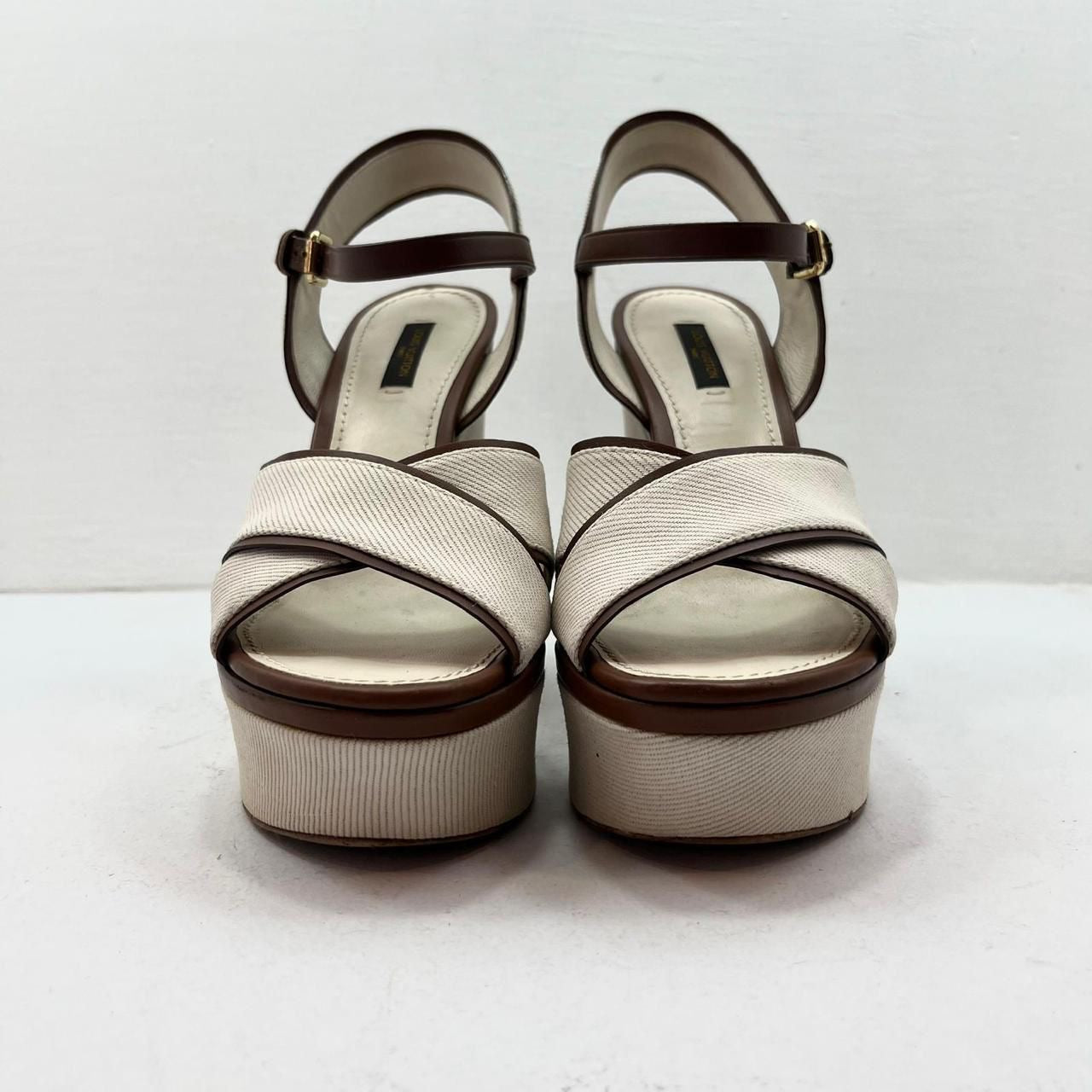 WEDGES LOUIS VUITTON