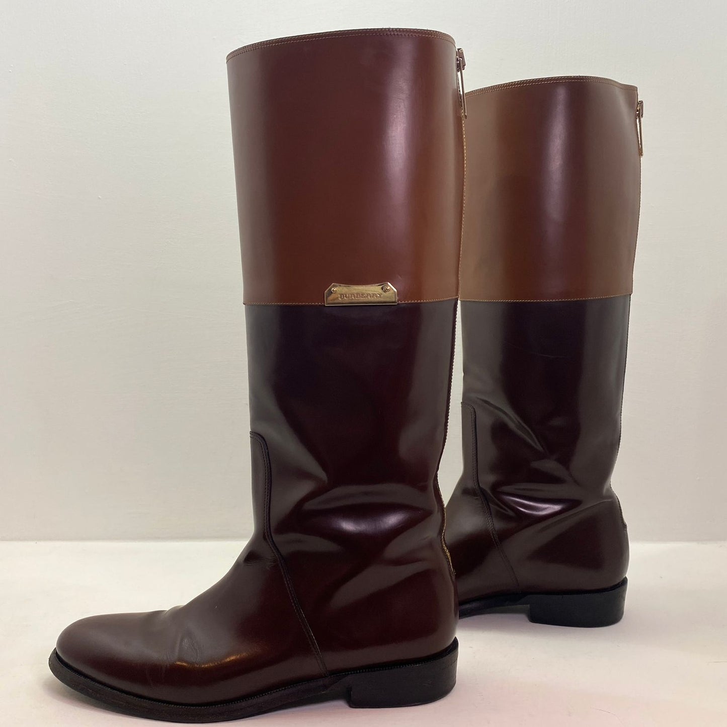 BOTAS DE PIEL BURBERRY