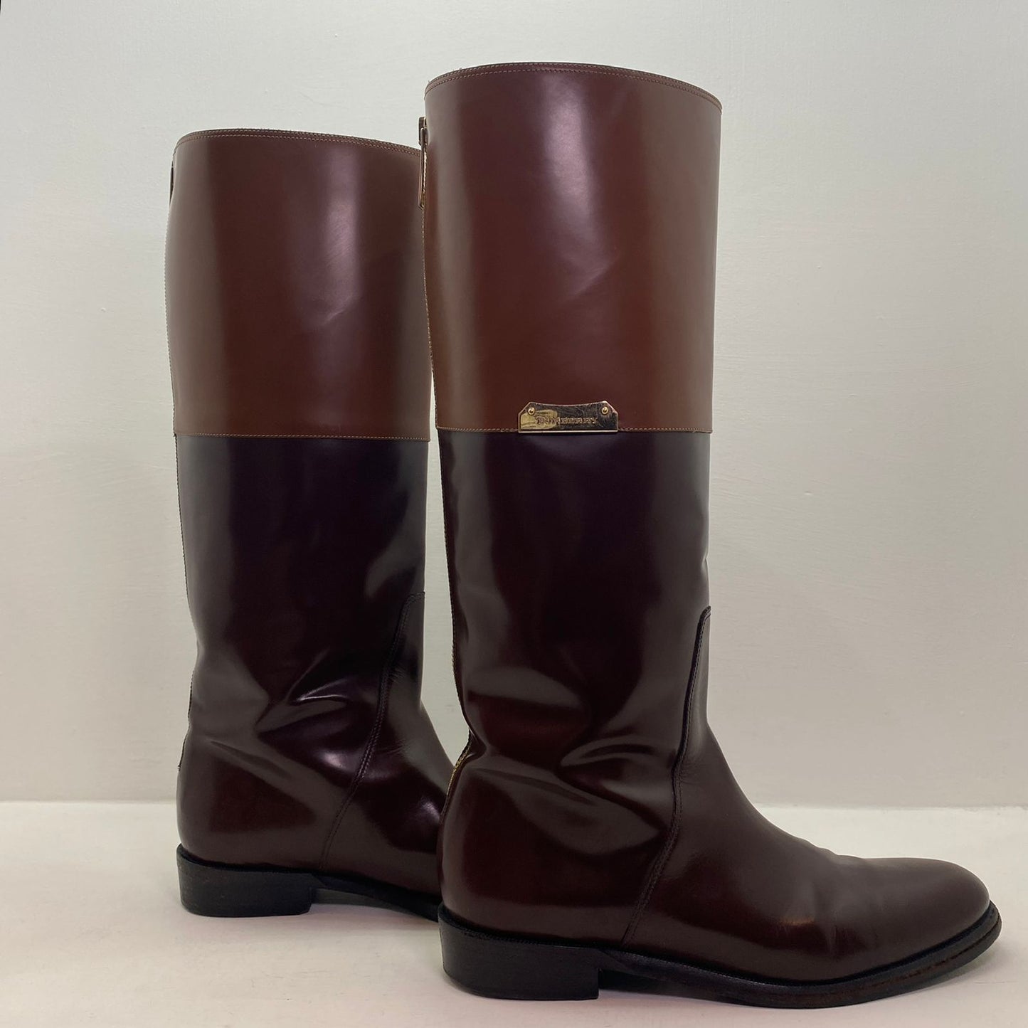 BOTAS DE PIEL BURBERRY