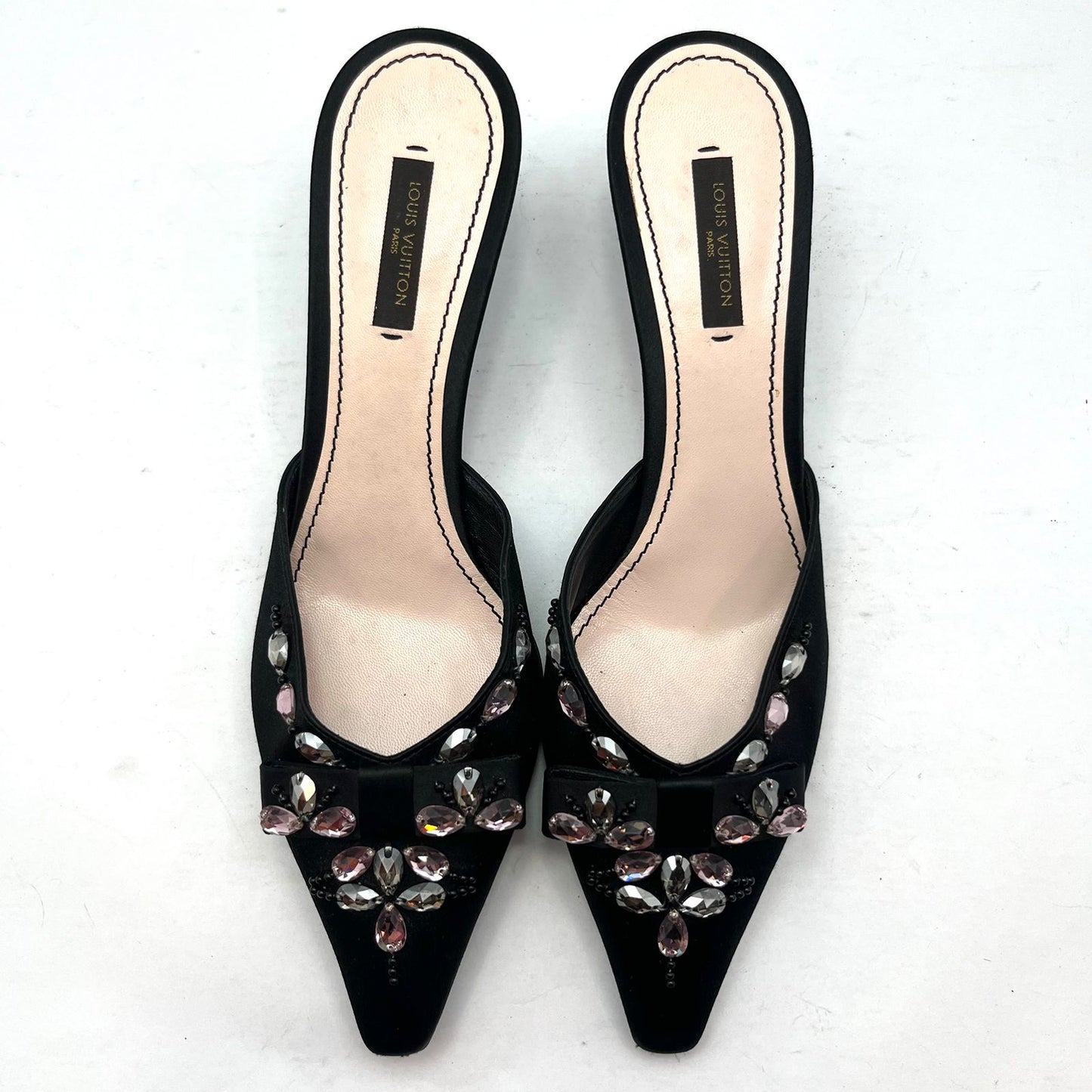 ZAPATILLAS LOUIS VUITTON BLACK SATIN