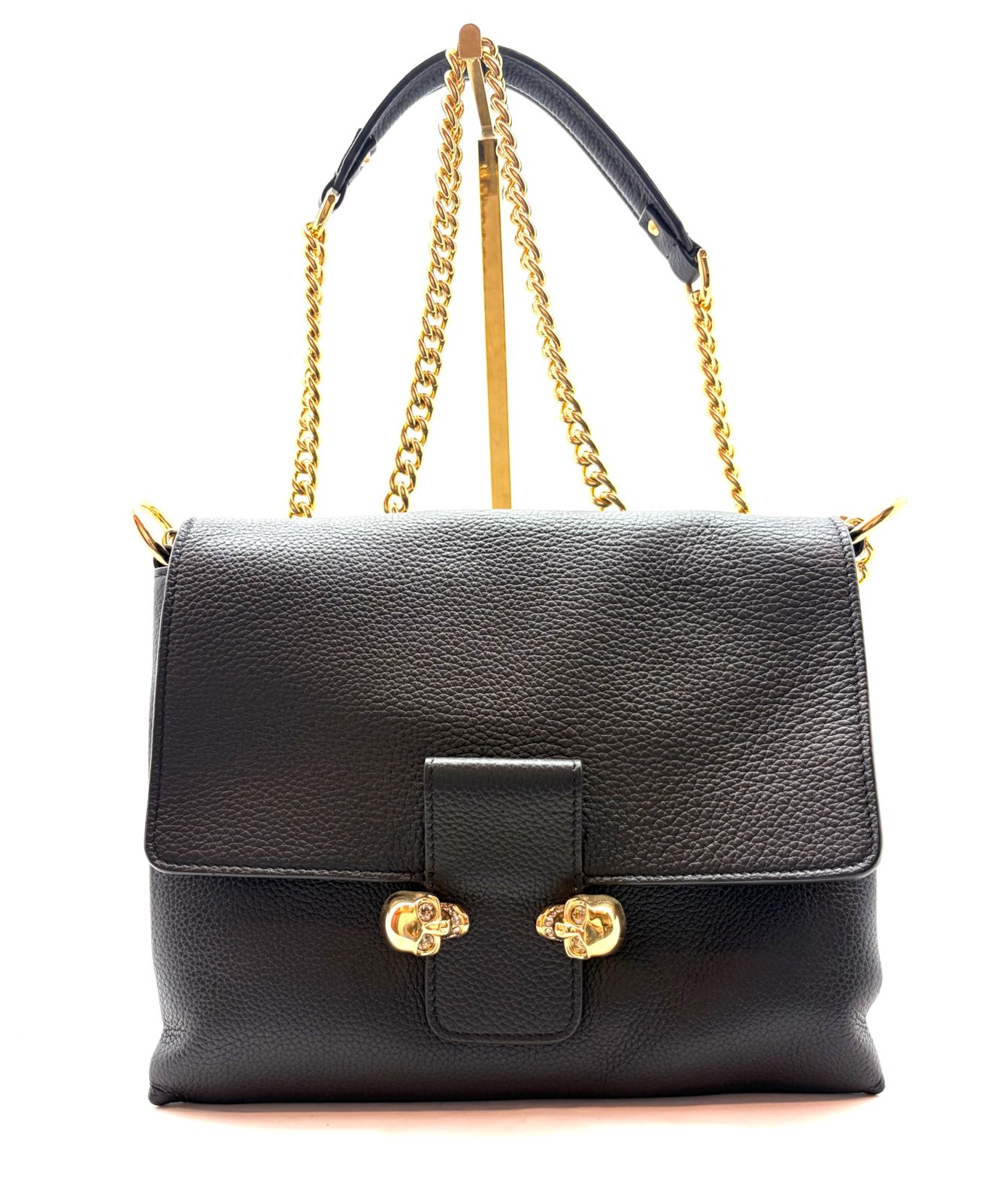 SHOULDER BAG ALEXANDER MCQUEEN TWIN SKULL
