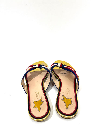 SANDALIAS GUCCI DORADAS