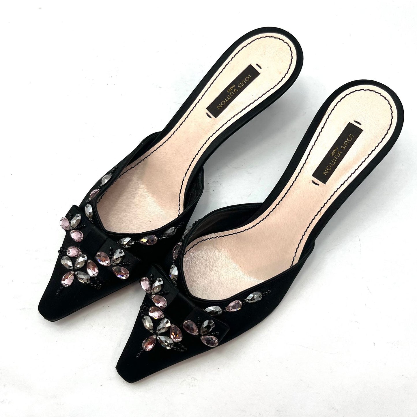 ZAPATILLAS LOUIS VUITTON BLACK SATIN