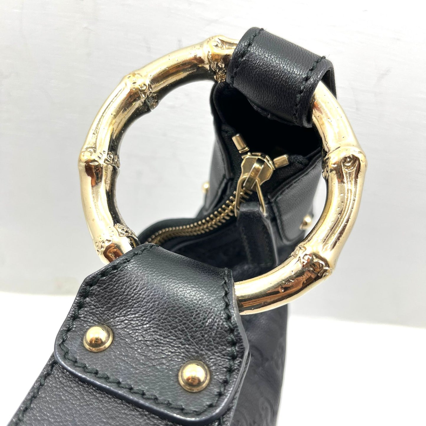 GUCCISSIMA HALF MOON BAMBOO RING