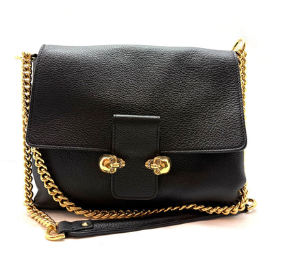 SHOULDER BAG ALEXANDER MCQUEEN TWIN SKULL