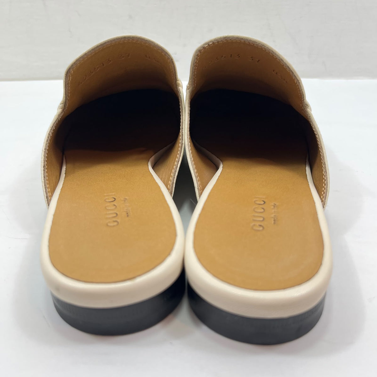 SLIPPERS GUCCI BLANCOS