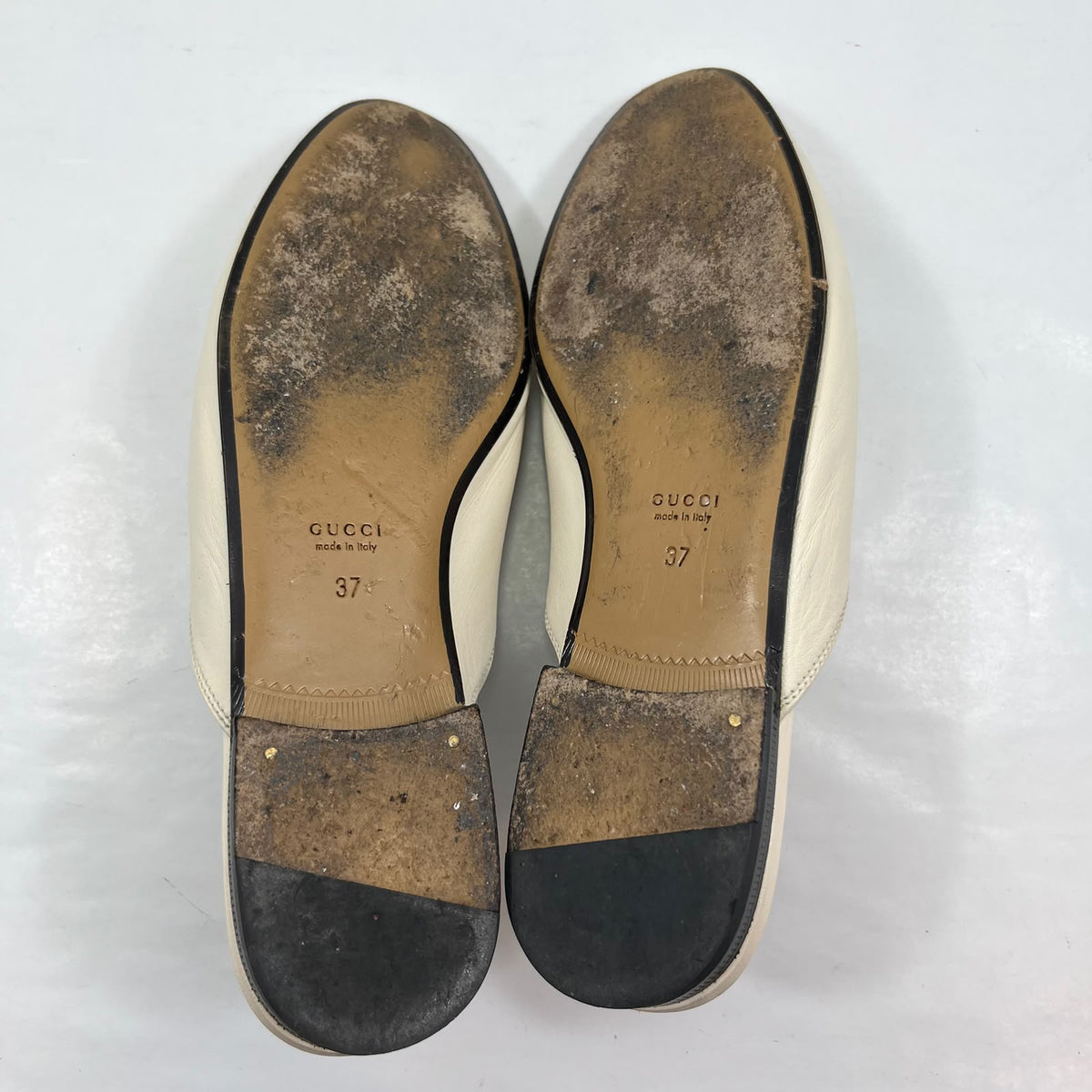 SLIPPERS GUCCI BLANCOS