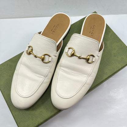 SLIPPERS GUCCI BLANCOS