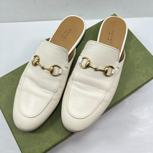 SLIPPERS GUCCI BLANCOS